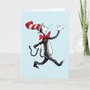 Cartão Dr. Seuss O Gato no Chapéu Passarela