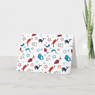 Cartão Dr. Seuss   Padrão De Uma Estrela De Peixe Dois