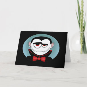 Cartão Dracula Halloween Card