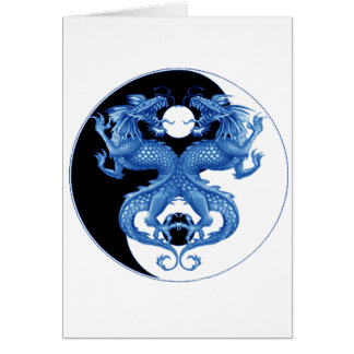 Cartão Dragão 2 de Yin Yang