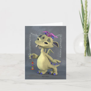 Cartão Dragão Amarelo