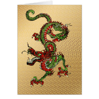 Cartão Dragão chinês
