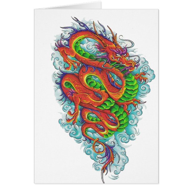 Cartão Dragão chinês 2 (Frente)