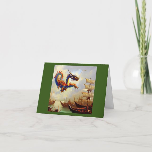 Cartão Dragão chinês (20) (Frente)