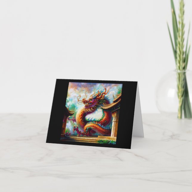 Cartão Dragão chinês (6) (Frente)
