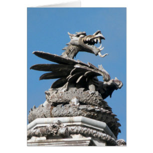 Cartão Dragão, City Hall, Cardiff, País de Gales, Reino
