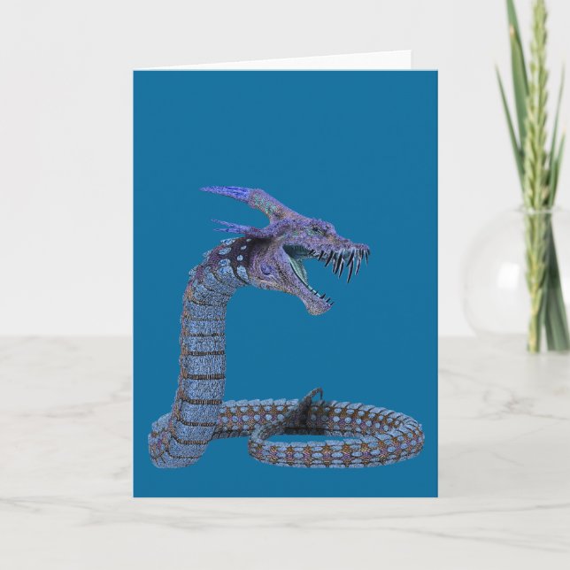 Cartão Dragão Cobra (Frente)