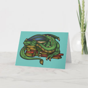 Cartão Dragão da Biblioteca