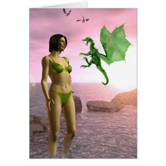 Cartão Dragão da praia