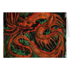 Cartão Dragão do fogo