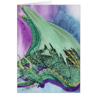 Cartão dragão do sono