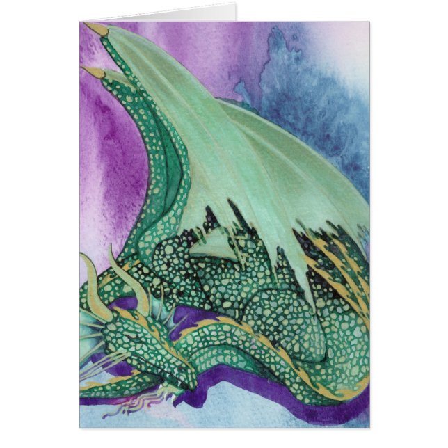 Cartão dragão do sono (Frente)