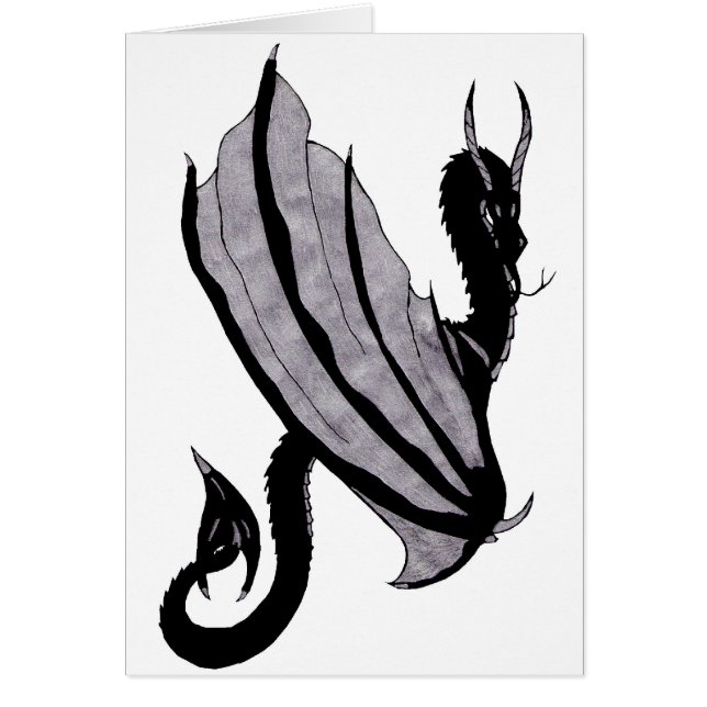 Cartão Dragão escuro (Frente)
