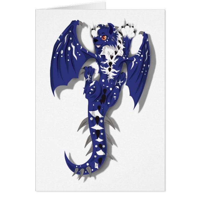 Cartão Dragão Monstro Bonito (Frente)