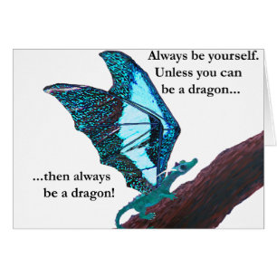 Cartão Dragão no ramo