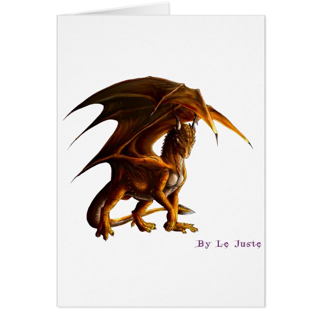 Cartão Dragão verde (Frente)