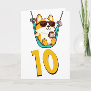 Cartão Dragão verde-bebê Chibi