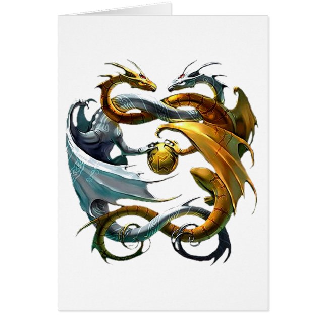 Cartão Dragões da batalha (Frente)