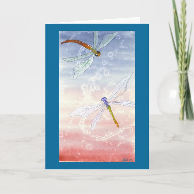 Cartão "Dragões Dançantes" (Frente)