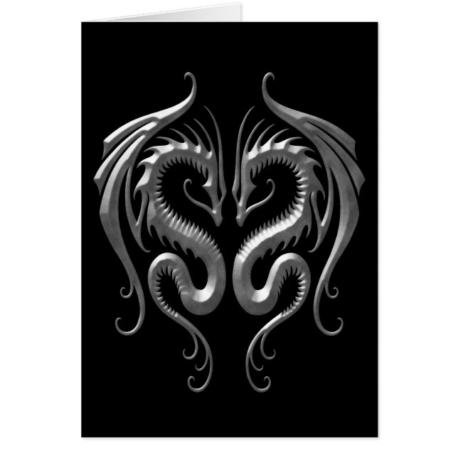 Cartão Dragões do ferro (Frente)