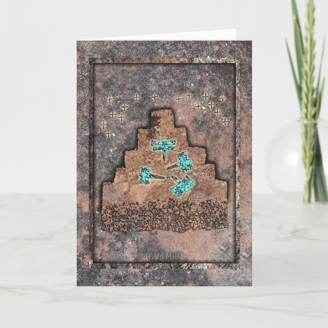 Cartão Dragões na Montanha (Frente)