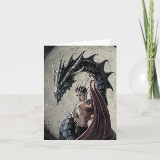 Cartão Dragon Mistress -  Note Card (Frente)