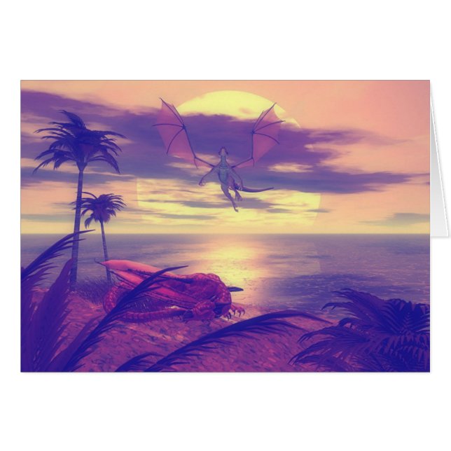 Cartão Dragon Paradise (Frente Horizontal)