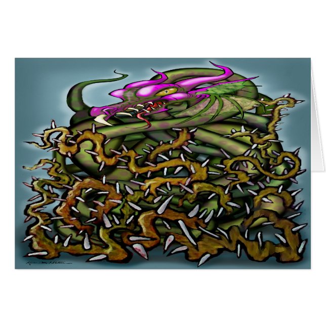 Cartão Dragon Thorns (Frente Horizontal)