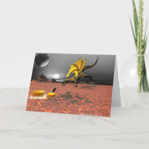 Cartão DragonFire Greeting Card