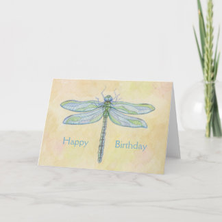 Cartão Dragonfly Birthday