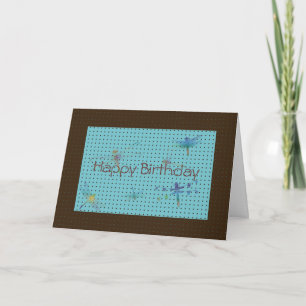 Cartão Dragonfly Birthday