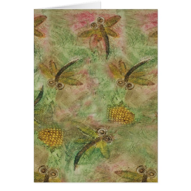 Cartão Dragonfly Cotton Candy (Frente)