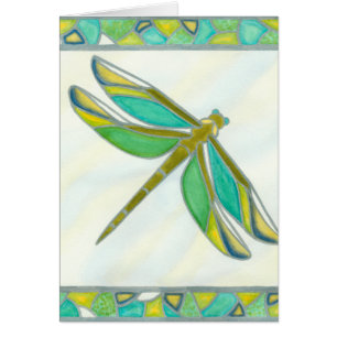 Cartão Dragonfly de Pastel Luminoso por Vanna Lam