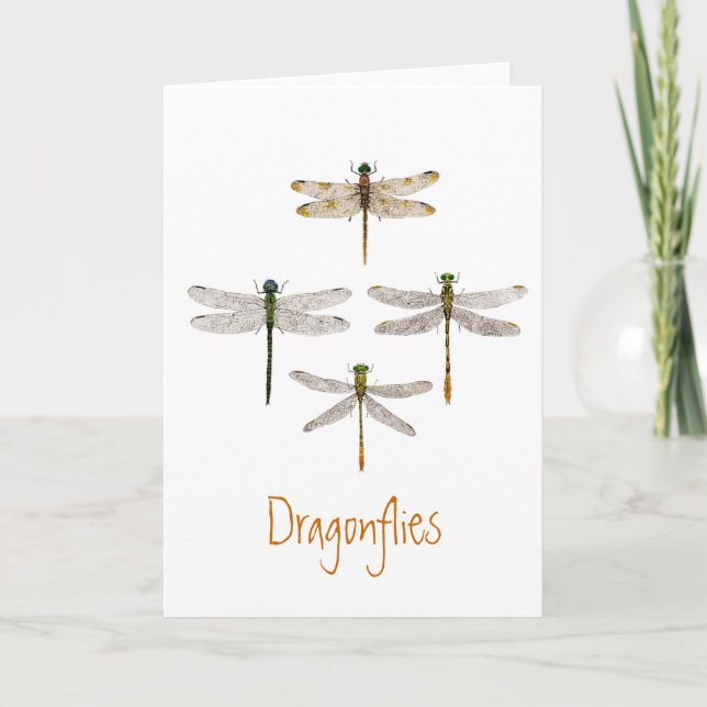 Cartão Dragonfly Greeting Card (Frente)