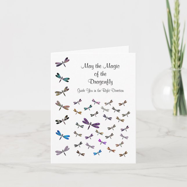 Cartão Dragonfly Magic (Frente)