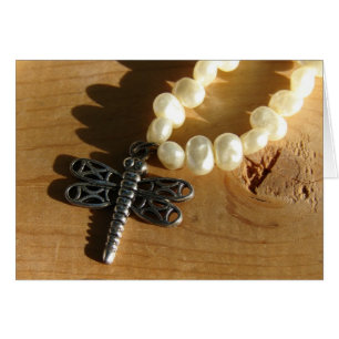 Cartão Dragonfly Necklace
