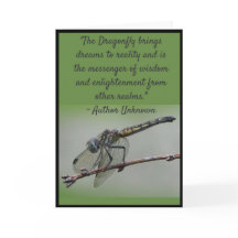 Dragonfly Quote Greeting Card 1, Blank Inside