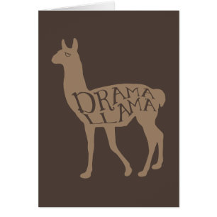 Cartão Drama Llama