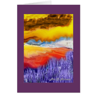 Cartão Drama no céu