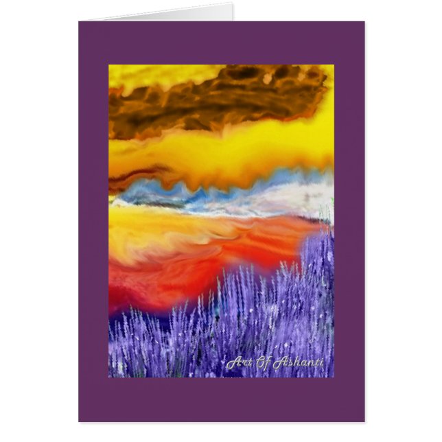 Cartão Drama no céu (Frente)