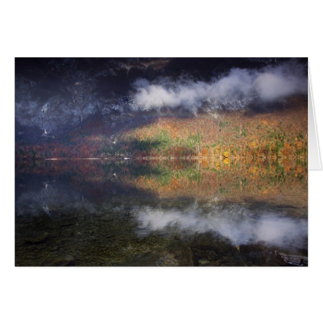 Cartão Drama pelo lago (Frente Horizontal)