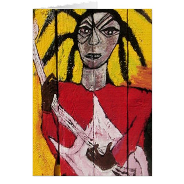 CARTÃO DREAD COMO GUITARRISTA (Frente)