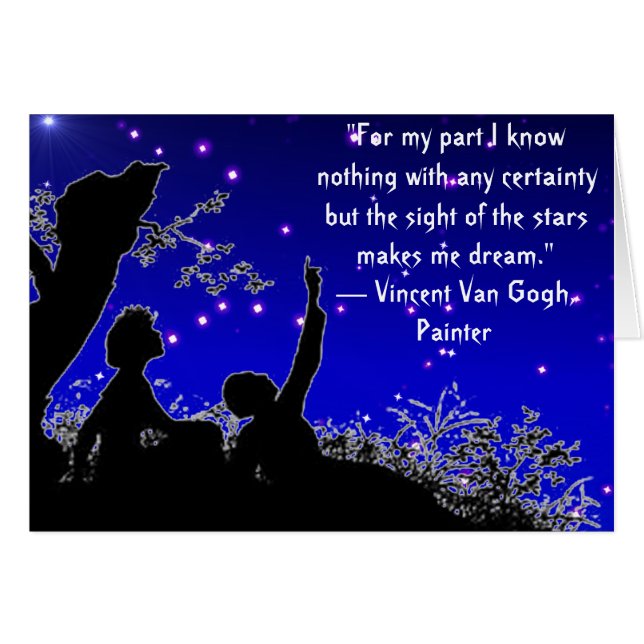 Cartão Dream Big Greeting Card (Frente Horizontal)