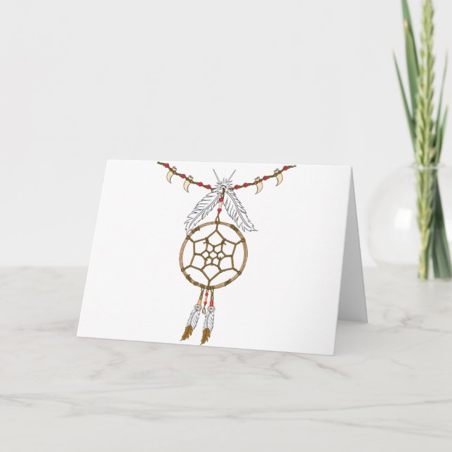 Cartão Dream Catcher Necklace (Frente)