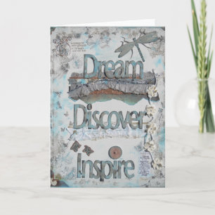 Cartão Dream, Discover, Inspire Cote