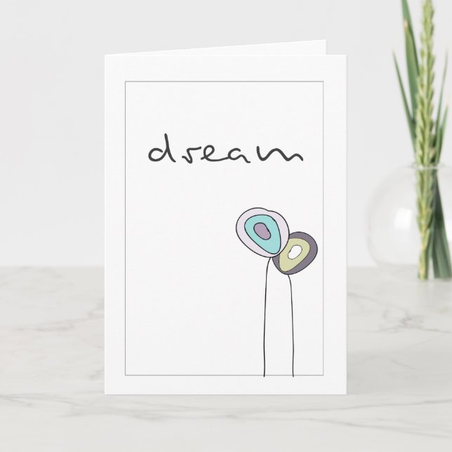 Cartão dream greeting card (Frente)