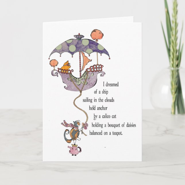 Cartão Dream Kitty Card (Frente)