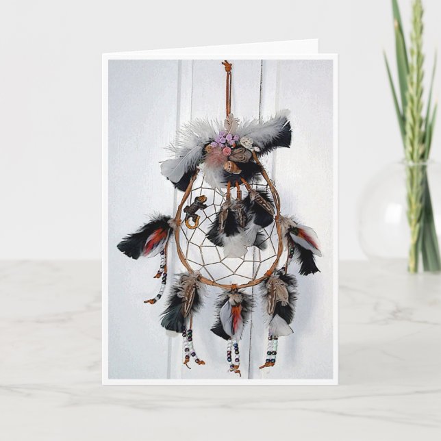 Cartão Dreamcatcher Greeting (Frente)