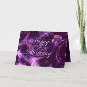 Cartão Dreaming Rose Birthday Card