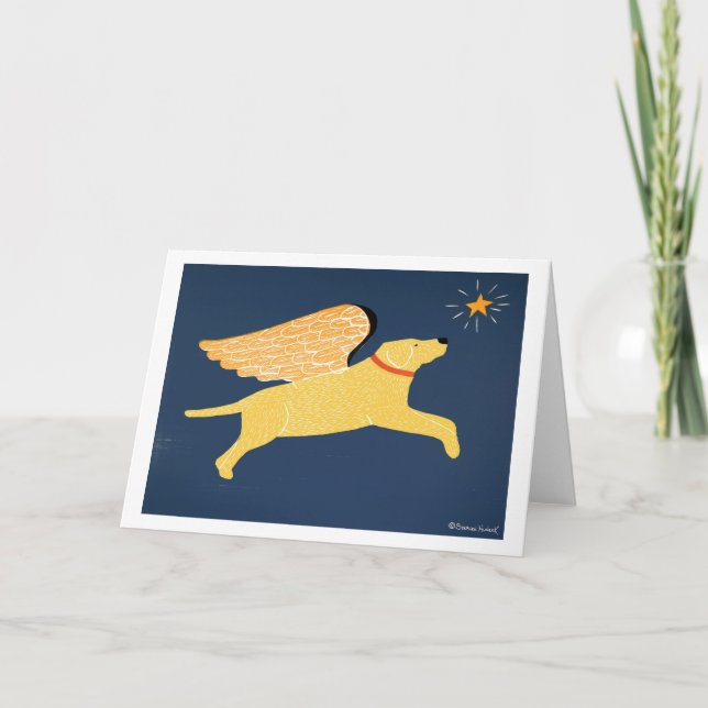 Cartão Dreaming - Stephen Huneck (Frente)